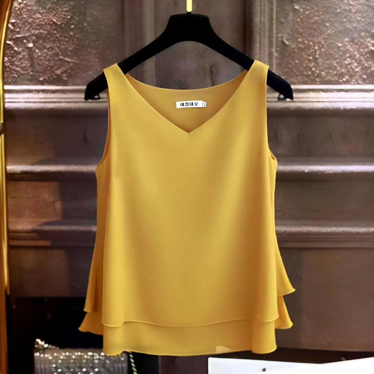 Blusa Regata de Chiffon Himere